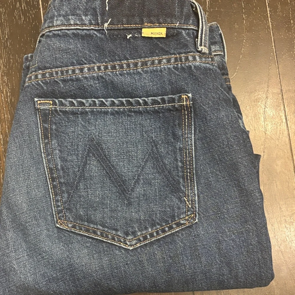 MOTHER Dark Blue Women's Jeans - Picture 7 of 8